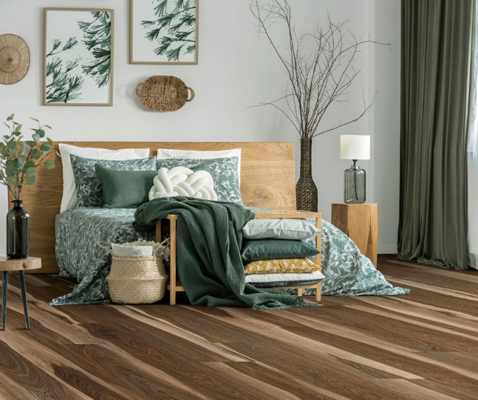 Hardwood Flooring Bedroom Example